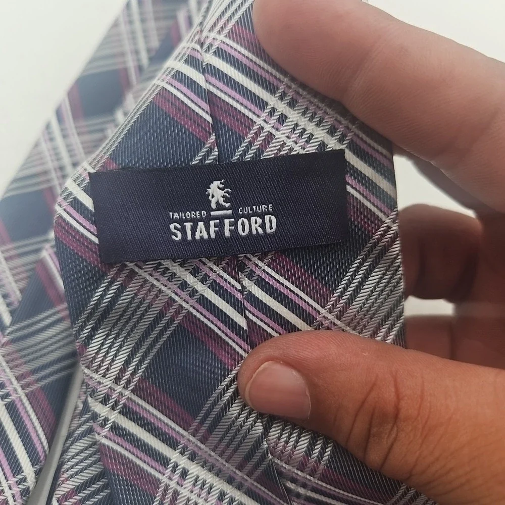 Stafford Essential Necktie Neckwear Tie 58.5
